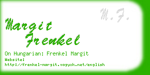 margit frenkel business card